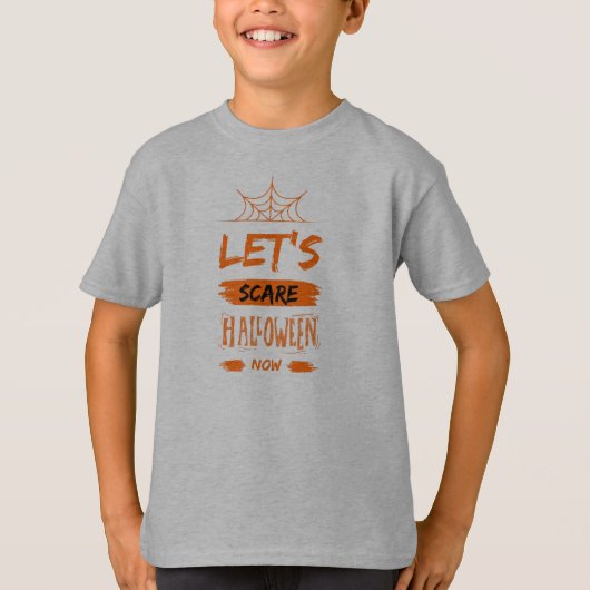 ハロウィンを今怖がらせよう Tシャツ (正面)