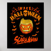 ハロウィンを再び怖くする ジョーク トランプ ポスター (正面)