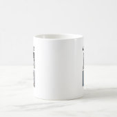 ハロウィンを待っている可愛い幽霊コーヒーホロ コーヒーマグカップ (中央)