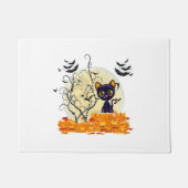 ハロウィンを待つかわいい猫|過去記事 ドアマット (正面)