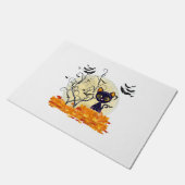 ハロウィンを待つかわいい猫|過去記事 ドアマット (アングル)