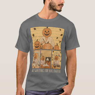 ハロウィンを待つだけ かぼちゃ ハロウィン メンズ Tシャツ
