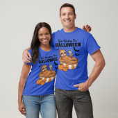 ハロウィンを待つだけ かわいい怠け者スロース ハロウィン Tシャツ (ユニセックス)