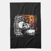 ハロウィンを待つのみ キッチンタオル (縦)