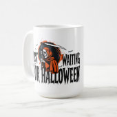 ハロウィンを待つばかり コーヒーマグカップ (正面左)