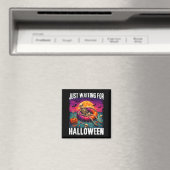 ハロウィンを待つ夏のスケルトン メンズ レディース マグネット (インサイチュ (食洗機))