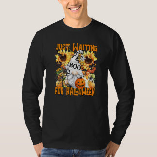 ハロウィンを待つ男女兼用ブーゴーストノーム Tシャツ