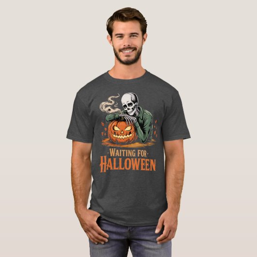 ハロウィンを待つ Tシャツ (正面フル)
