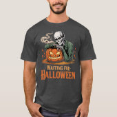 ハロウィンを待つ Tシャツ (正面)