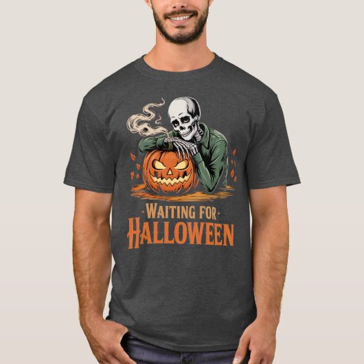 ハロウィンを待つ Tシャツ (正面)