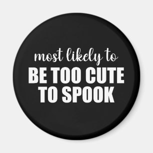 ハロウィンを怖がらせるにはあまりにもかわいすぎる確率が高い マグネット