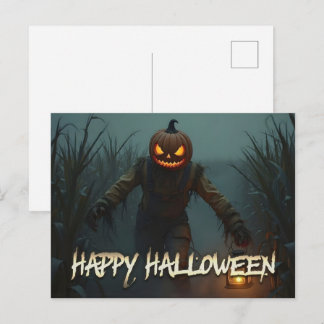 ハロウィンを怖くて楽しく シーズンポストカード