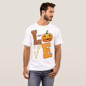 ハロウィンを愛するヘアスタイリスト Tシャツ (正面フル)