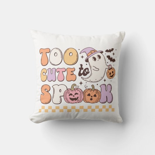 ハロウィンを甘やかすには可愛すぎる クッション (正面)