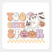 ハロウィンを甘やかすには可愛すぎる スクエアシール (正面)
