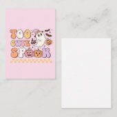 ハロウィンを甘やかすには可愛すぎる ノートカード (正面/裏面)