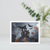 ハロウィンを祝おう ポストカード (スタンド正面)