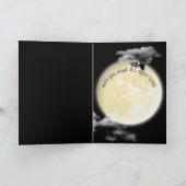 ハロウィンアイボールマルティーニ煙飲み物 カード (内部)