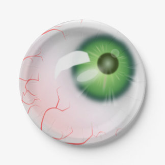 ハロウィンアイボール紙プレート ペーパープレート