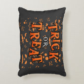 ハロウィンアクセント枕のトリックまたはトリートメント アクセントクッション (正面(垂直))