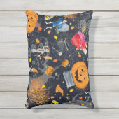 ハロウィンアクセント枕 アウトドアクッション (正面(縦))