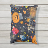 ハロウィンアクセント枕 アウトドアクッション (裏面(縦))