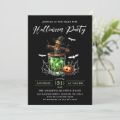 ハロウィンアダルトカクテルパーティー 招待状 (スタンド正面)
