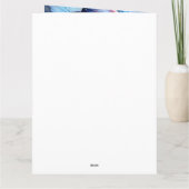 ハロウィンアメリカンスタフォードシャー・テリアとカボチャ カード (裏面)