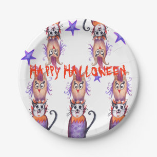 ハロウィンアートペーパープレート ペーパープレート