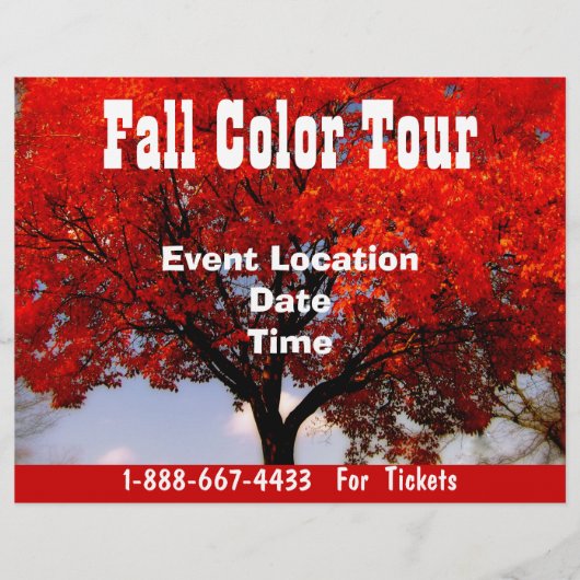 ハロウィンイベント 紅葉ツアーのチラシ チラシ (正面)