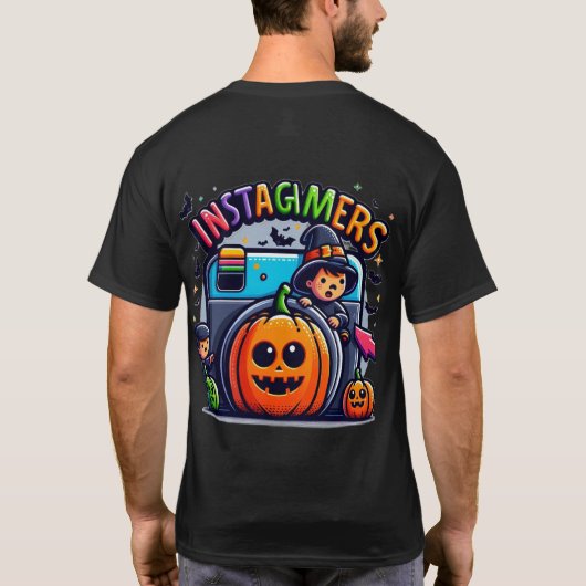 ハロウィンインスタグラマーTシャツ Tシャツ (裏面)