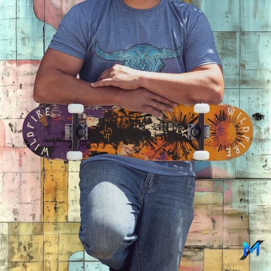 ハロウィンインスパイアとはっきりした日が差すことはっきりしたグラフィティ スケートボード