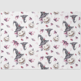 ハロウィンウィッチカボチャのギフトラッピングティッシュペーパー 薄葉紙