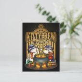 ハロウィンウィッチキャッツ子猫醸造 シーズンポストカード (スタンド正面)