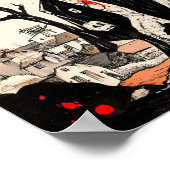 ハロウィンウィッチグウルウッドブロックスタイル ポスター (角)