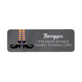 ハロウィンウィッチシューズお洒落キュイ ラベル (正面)