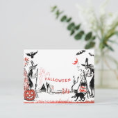 ハロウィンウィッチズはがき ポストカード (スタンド正面)