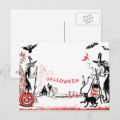 ハロウィンウィッチズはがき ポストカード (正面/裏面)