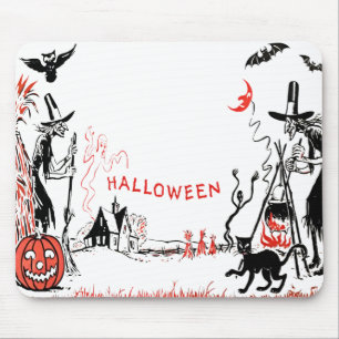 ハロウィンウィッチズマウスパッド マウスパッド