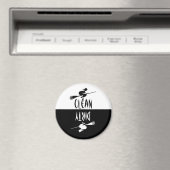 ハロウィンウィッチブルックスティッククリーンダーティ食洗機 マグネット (インサイチュ (食洗機))