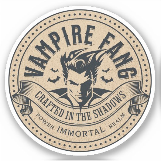 ハロウィンウィッチポーション薬用ボトルラベル シール (正面)