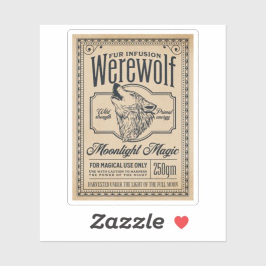 ハロウィンウィッチポーション薬用ボトルラベル シール (シート)