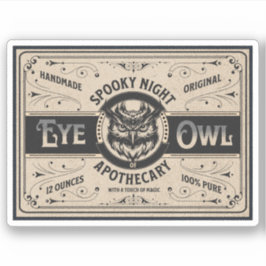 ハロウィンウィッチポーション薬用ボトルラベル シール
