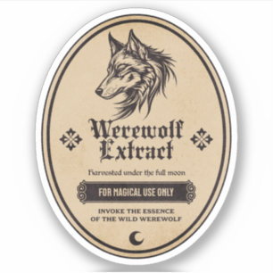 ハロウィンウィッチポーション薬用ボトルラベル シール