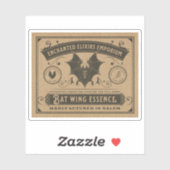 ハロウィンウィッチポーション薬用ボトルラベル シール (シート)