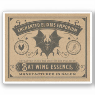 ハロウィンウィッチポーション薬用ボトルラベル シール