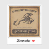 ハロウィンウィッチポーション薬用ボトルラベル シール (シート)