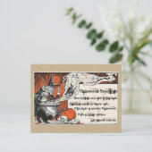 ハロウィンウィッチリーポストカード、ハロウィンポストカード ポストカード (スタンド正面)