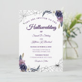 ハロウィンウェディング 招待状 (スタンド正面)