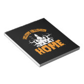 ハロウィンウェルカムハロウィンホーム誕生日 ノートパッド (アングル)